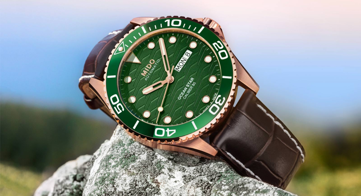 Стиль, технологии и роскошь: новые Mido Ocean Star 200C Gold PVD
