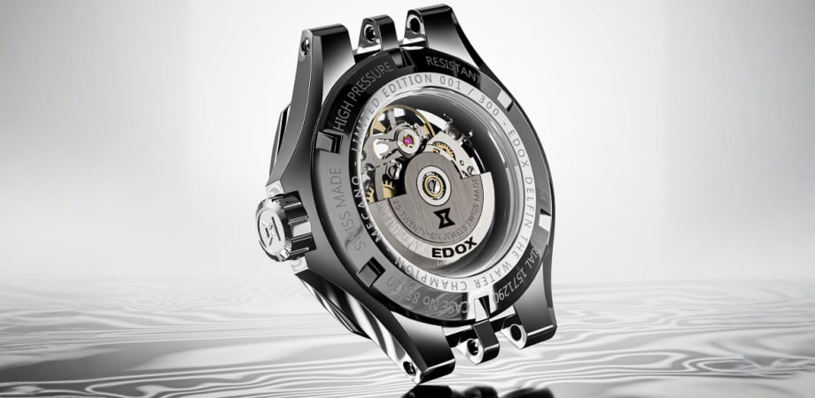 Абсолютна унікальність: Edox Delfin Damascus Steel — 300 шедеврів
