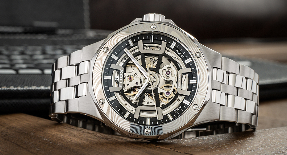 Абсолютна унікальність: Edox Delfin Damascus Steel — 300 шедеврів
