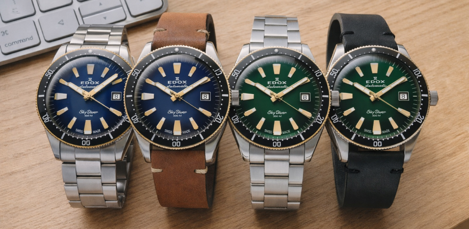 Edox SkyDiver 70s: Лимитированные часы с уникальным характером