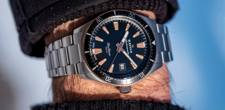 Edox SkyDiver 70s: Лимитированные часы с уникальным характером