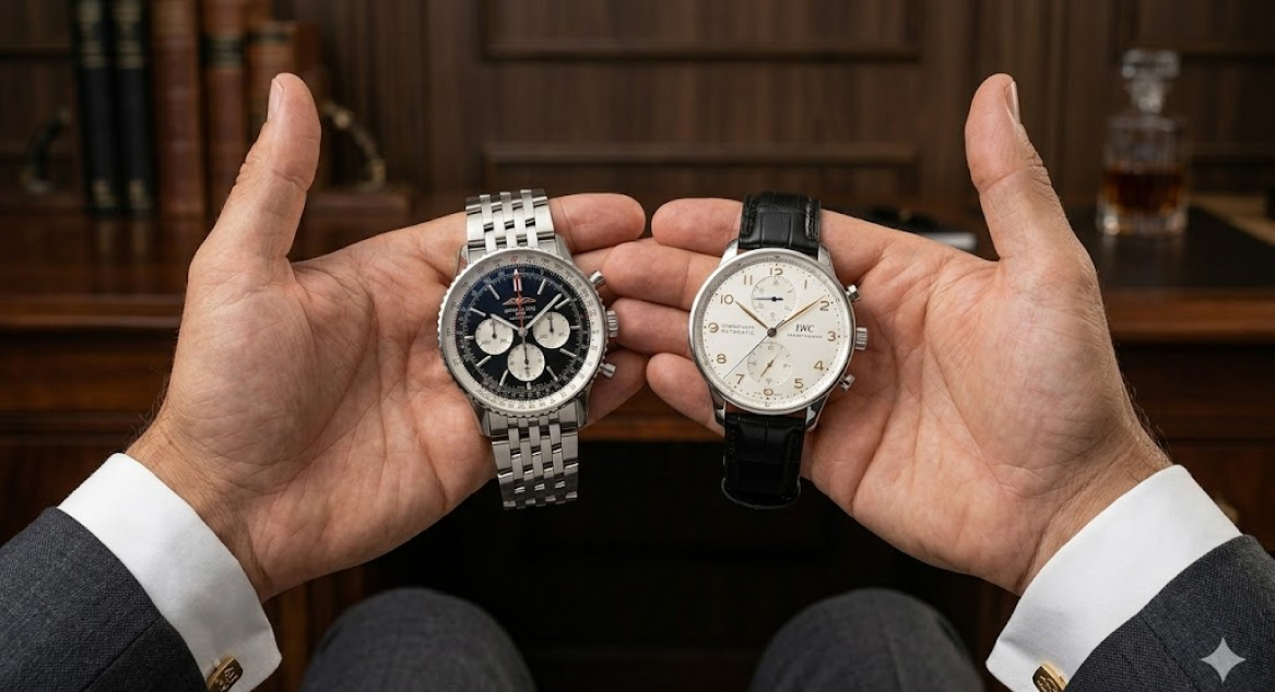 Breitling Navitimer проти IWC Portugieser: порівнюємо два культові
