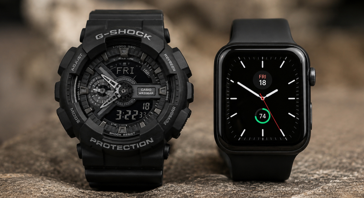 Casio G-SHOCK проти Apple Watch: чому для тренувань вам потрібен
