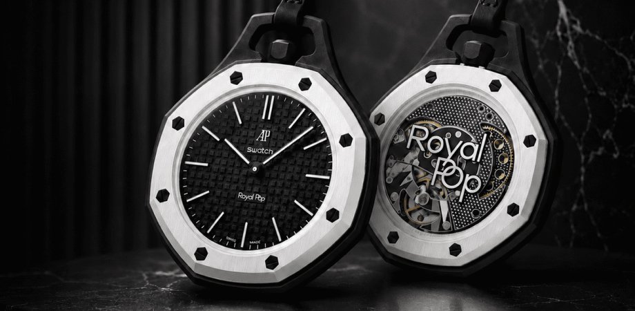 Audemars Piguet x Swatch: Карманные часы Royal Pop, шокировавшие