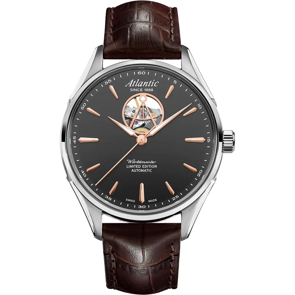 Годинник Atlantic Worldmaster Open Heart Limited Edition 52780.41.41R